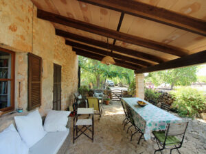 Algaida Mallorca stone facade finca with guest house and pool