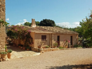 Algaida Mallorca stone facade finca with guest house and pool