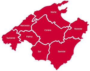 mapa zonas mallorca